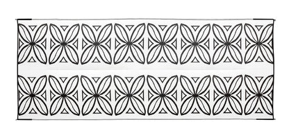 CAMCO 42833 Camco 42833 Botanical Awning Leisure Mat-Charcoal 8' x 20'