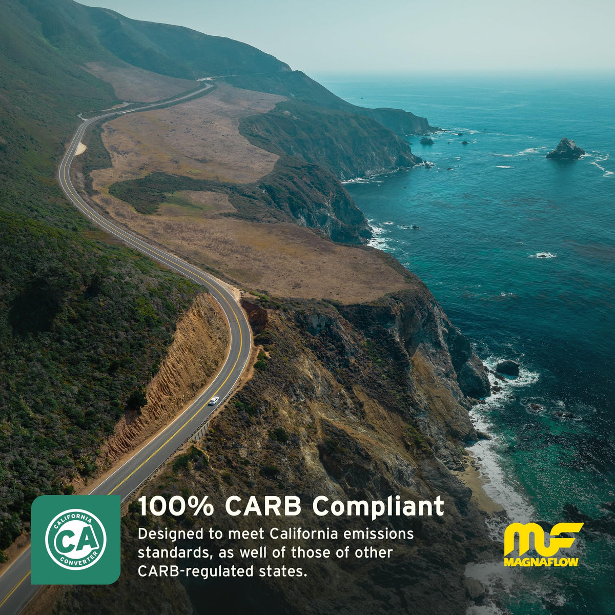 MAGNAFLOW 447206 MagnaFlow Universal Catalytic Converter 447206 (CARB Compliant)