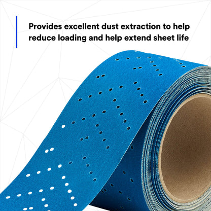 3M 36191 3M Hookit Blue Abrasive Sheet Roll, 36191, 180, 2.75 in x 13 yd