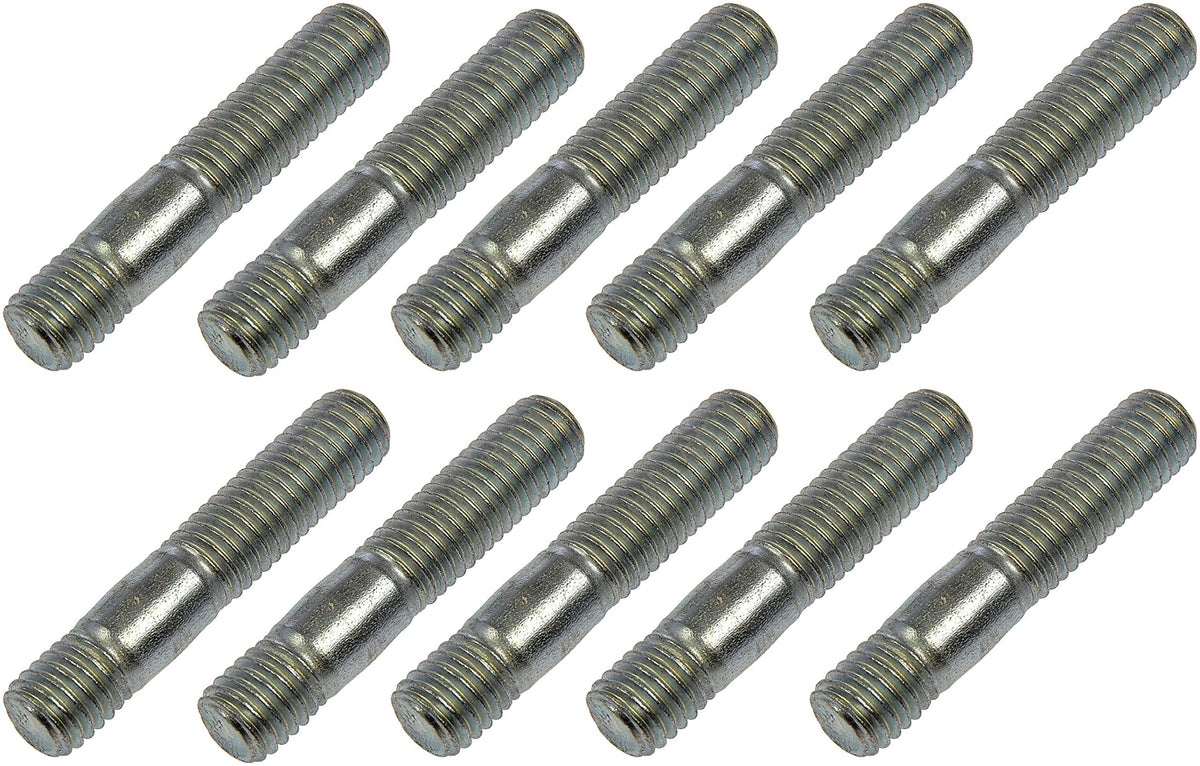 DORMAN 675-352 Dorman 675-352 Double Ended Stud - M10-1.50 x 27 mm and M10-1.50 x 12 mm, 10 Pack Universal Fit