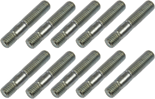 DORMAN 675-352 Dorman 675-352 Double Ended Stud - M10-1.50 x 27 mm and M10-1.50 x 12 mm, 10 Pack Universal Fit
