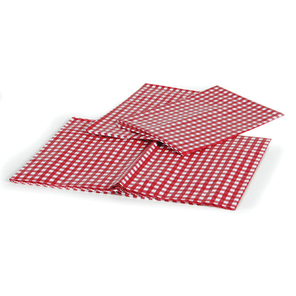 CAMCO 51021 Camco Table Cloth Set with Table and Bench Covers, Red/White, (51021)