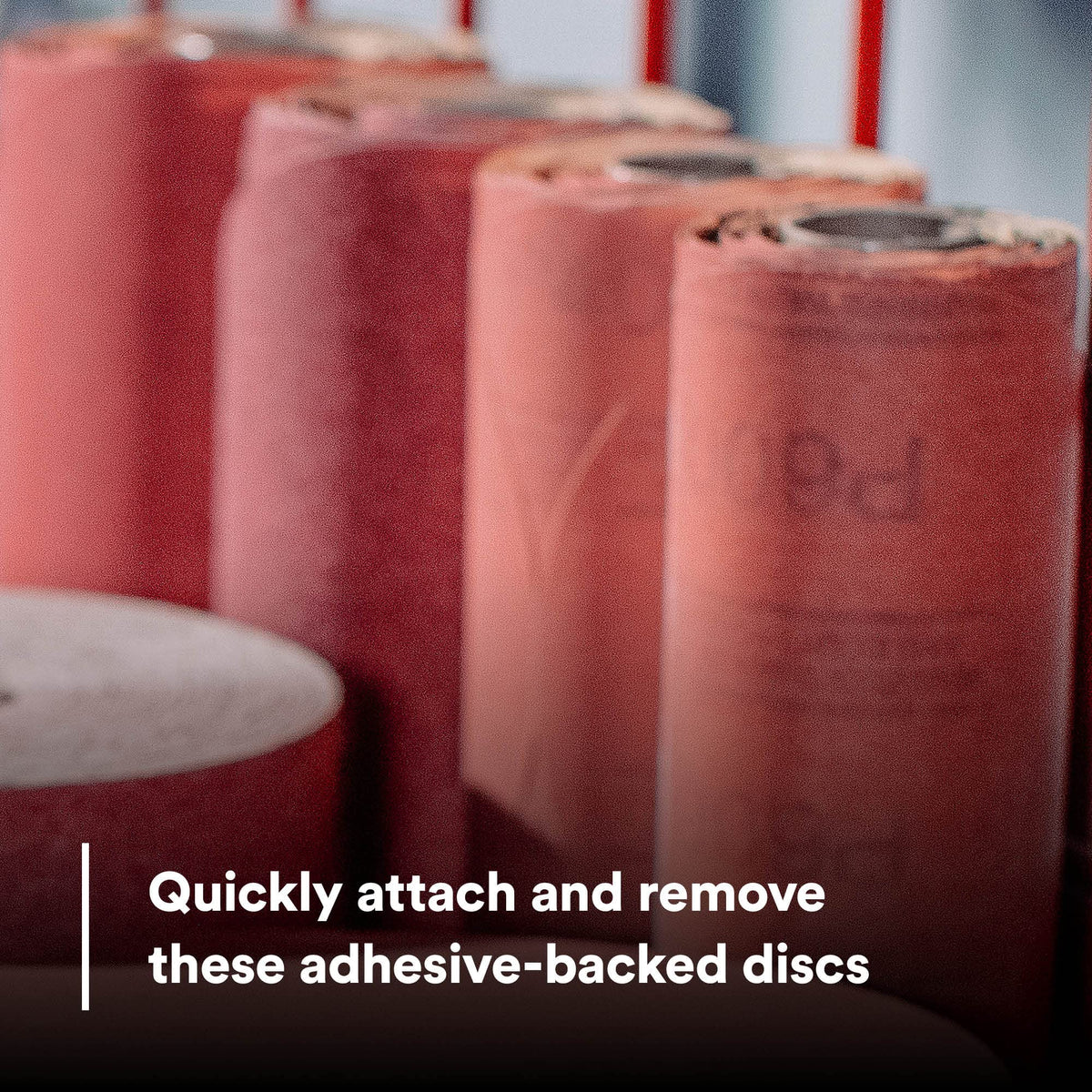 3M 01113 3M Red Abrasive Stikit Disc, 01113, 6 in, P150 Grade
