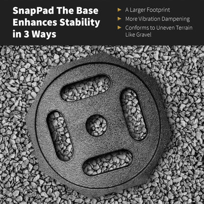 SNAPPAD BASE1 SnapPad The Base Singles – RV Leveling Blocks, Adds 3/4" – 4.5 lbs & 1 1/8" – Must-Have Accessories