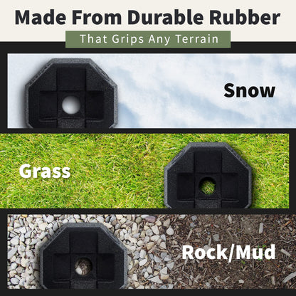 SNAPPAD DONUT1 SnapPad The Donut (Singles) | RV Leveling Blocks for Tongue Jack Wheel, Includes One 7.5" Wheel Chock | Adds About 1/2" of Height, 2.5 lbs Per Donut & 1 3/4" Thick | Must-Have RV Accessories