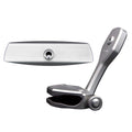 PTM Watersports Mirror/Bracket Kit w/VR-140 Elite Mirror &amp; ZXR-320 (Silver)