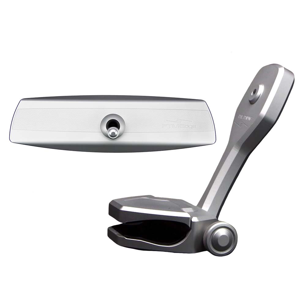 PTM Watersports Mirror/Bracket Kit w/VR-140 Elite Mirror &amp; ZXR-320 (Silver)
