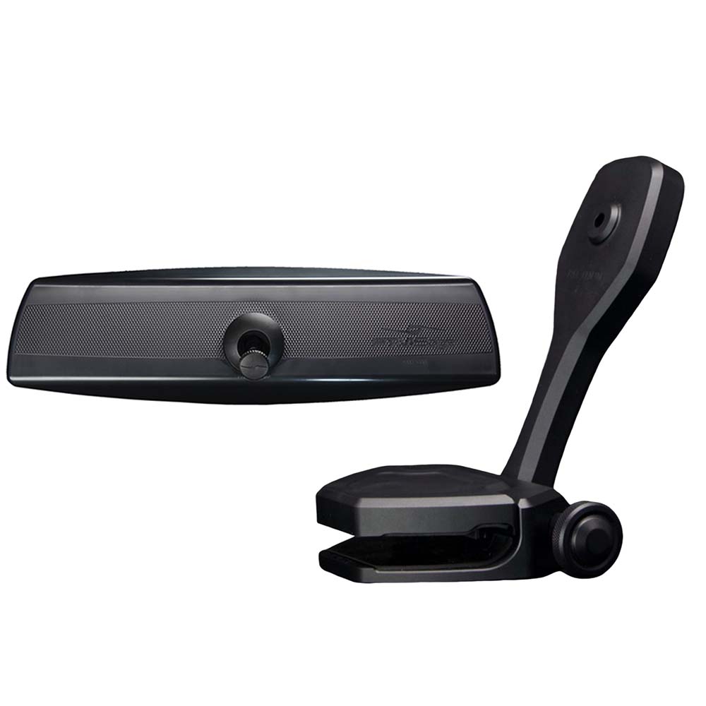PTM Watersports Mirror/Bracket Kit w/VR-140 PRO Mirror &amp; ZXR-360 (Black)