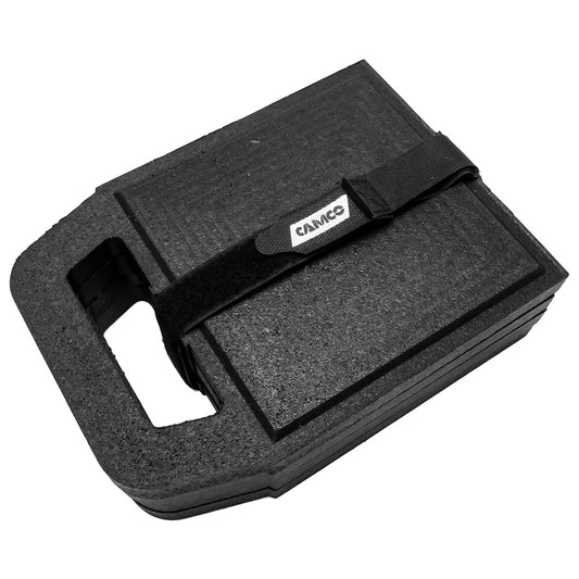 Camco 44591 Camco Stabilizer Jack Pads - Rubber - 6.2" x 6.2" *4-Pack