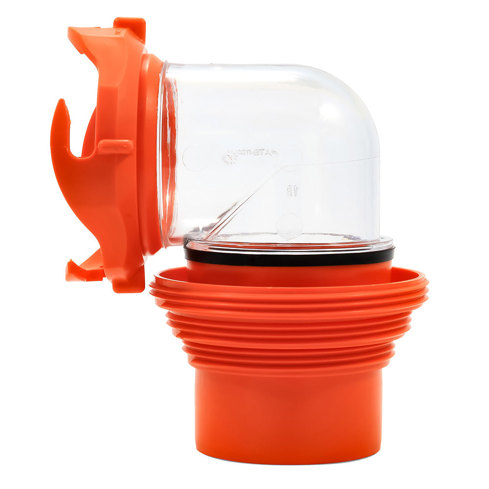Camco 39736 Camco RhinoFLEX Elbow &amp; 4 In 1 Adapter w/Swivel Bayonet Fitting