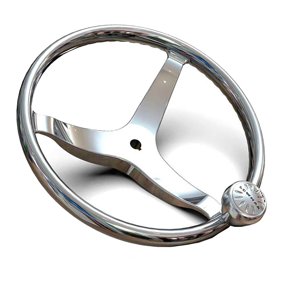 Lewmar 89700820 Lewmar 3 Spoke 13.5" Steering Wheel w/Power-Grip Knob