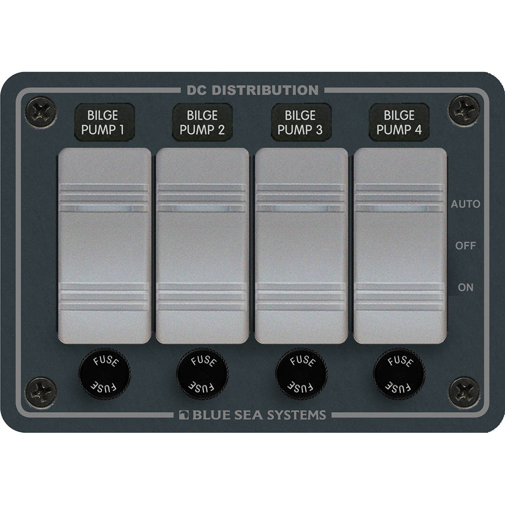 Blue Sea Systems 8666 Blue Sea 8666 Contura 4 Bilge Pump Control Panel