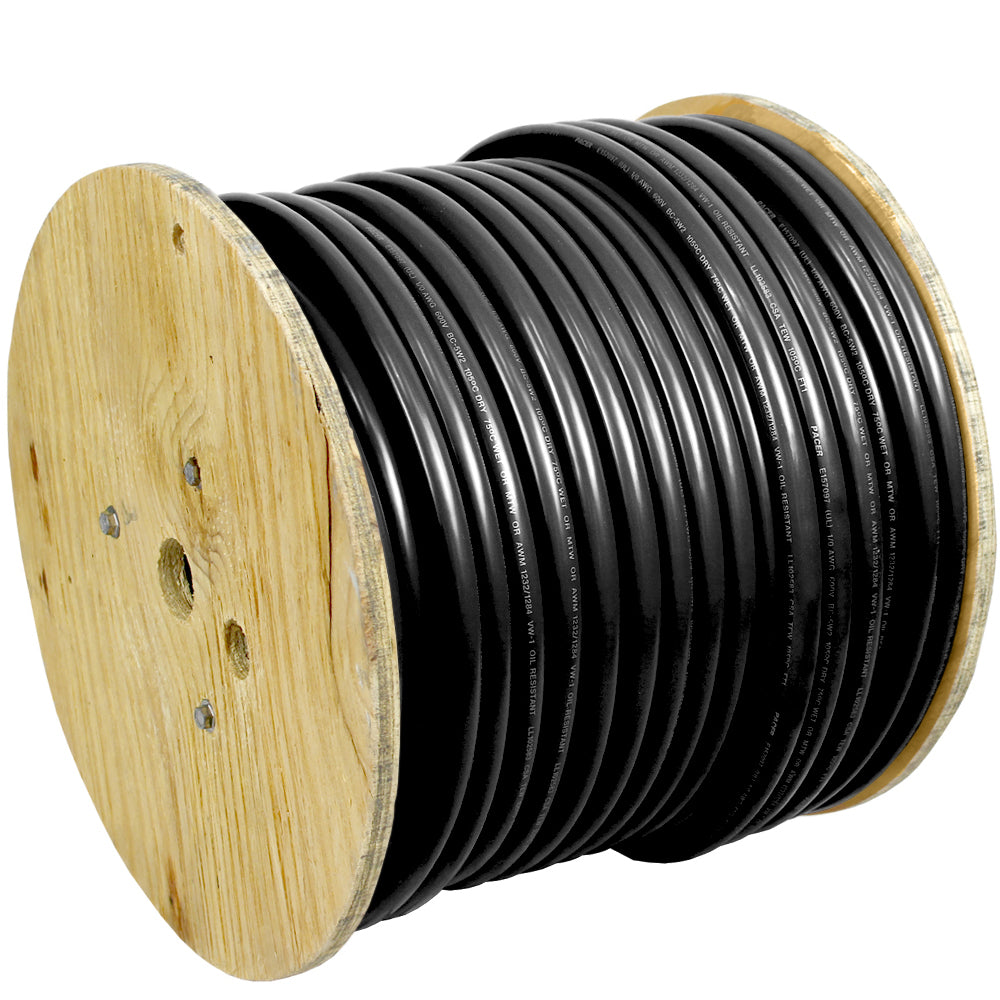 Pacer WUL6BK-250 Pacer Black 6 AWG Battery Cable - 250'