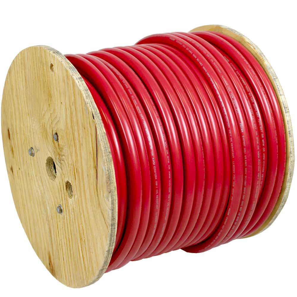 Pacer WUL4RD-250 Pacer Red 4 AWG Battery Cable - 250'