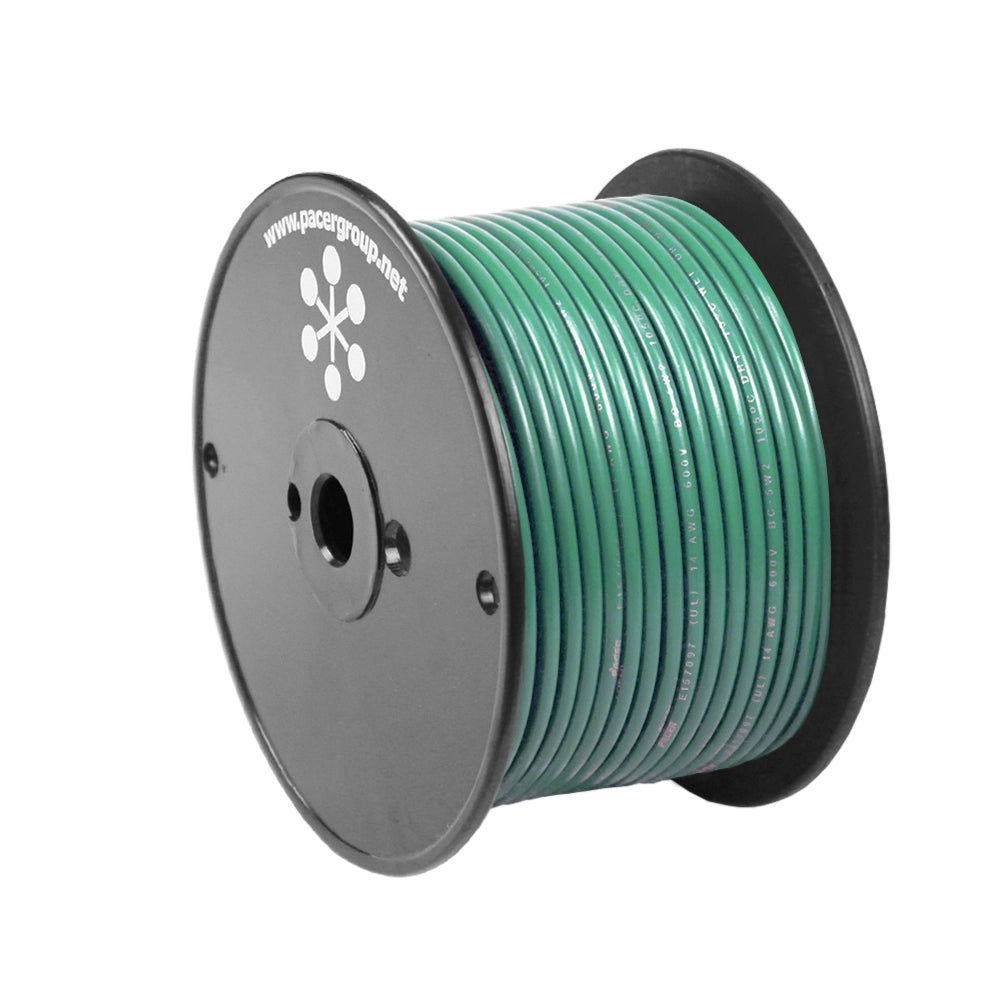Pacer WUL18GN-100 Pacer Green 18 AWG Primary Wire - 100'