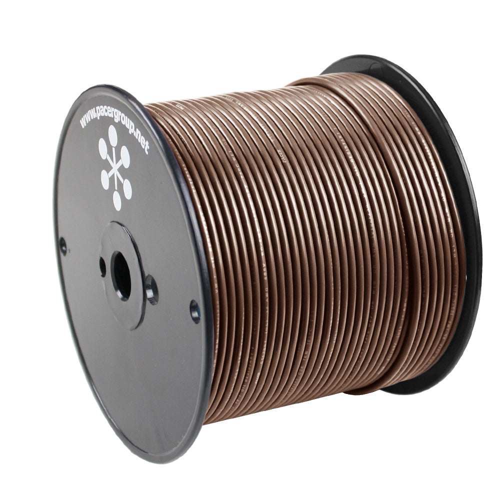 Pacer WUL18BR-500 Pacer Brown 18 AWG Primary Wire - 500'