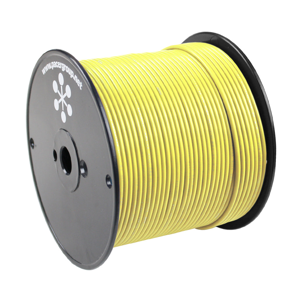 Pacer WUL18YL-500 Pacer Yellow 18 AWG Primary Wire - 500'