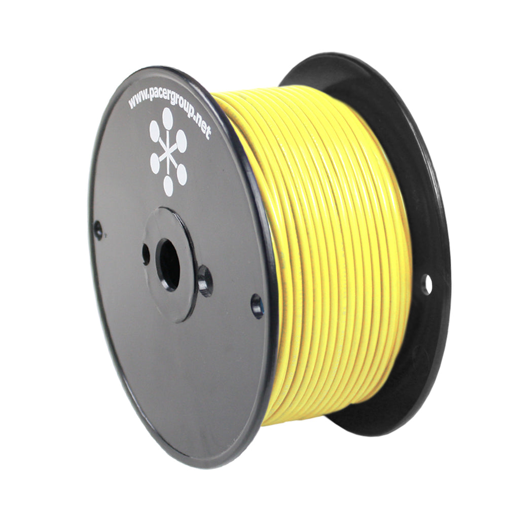 Pacer WUL16YL-250 Pacer Yellow 16 AWG Primary Wire - 250'