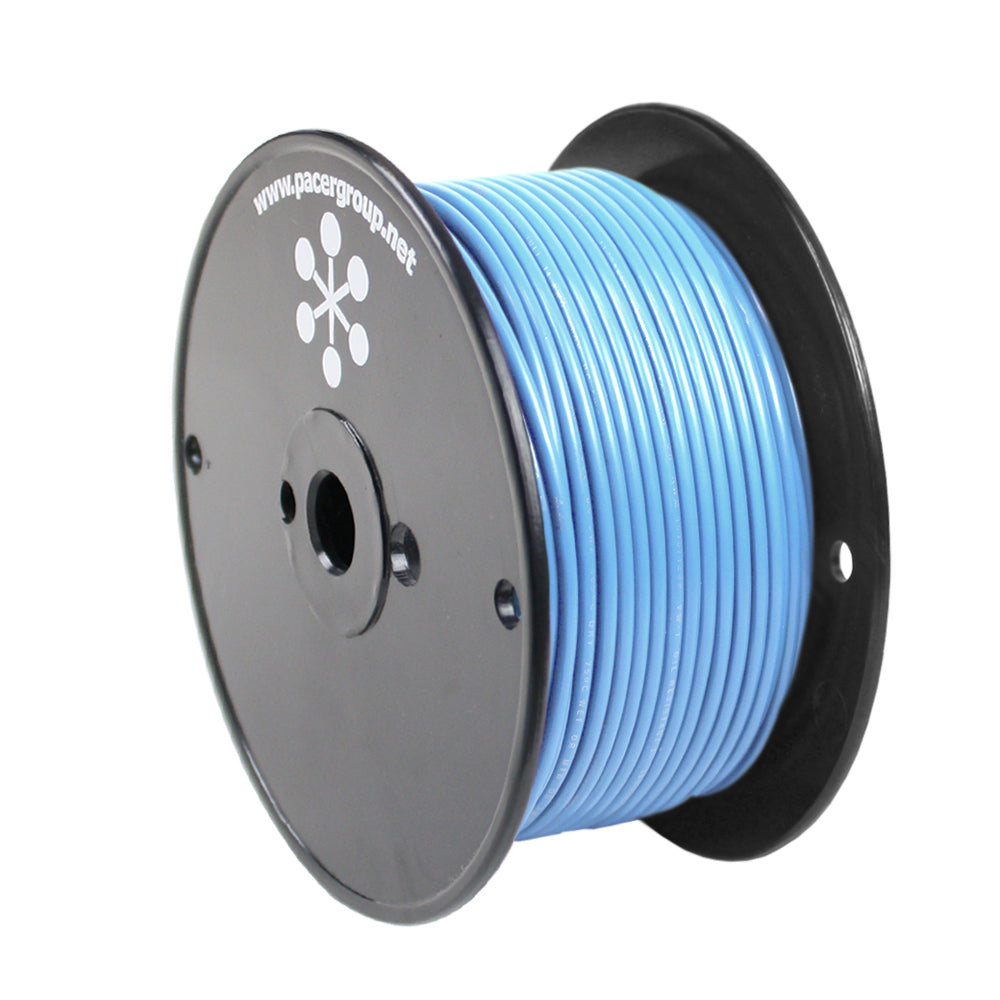 Pacer WUL16LB-250 Pacer Light Blue 16 AWG Primary Wire - 250'
