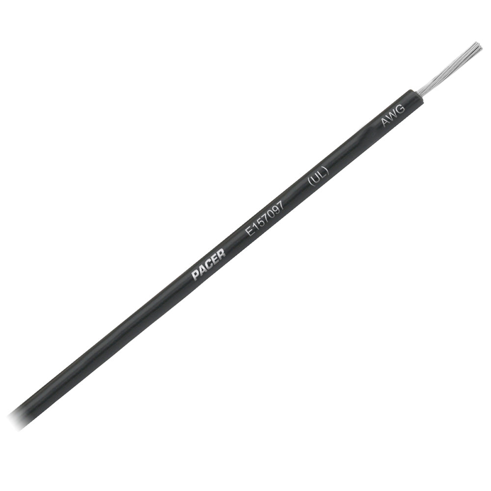 Pacer WUL14BK-25 Pacer Black 14 AWG Primary Wire - 25'