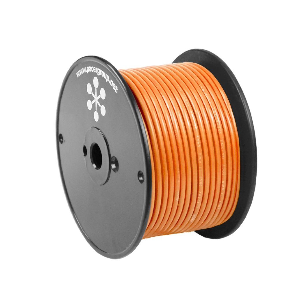 Pacer WUL14OR-100 Pacer Orange 14 AWG Primary Wire - 100'