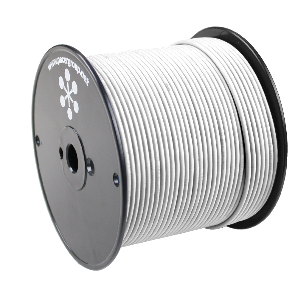 Pacer WUL12WH-500 Pacer White 12 AWG Primary Wire - 500'