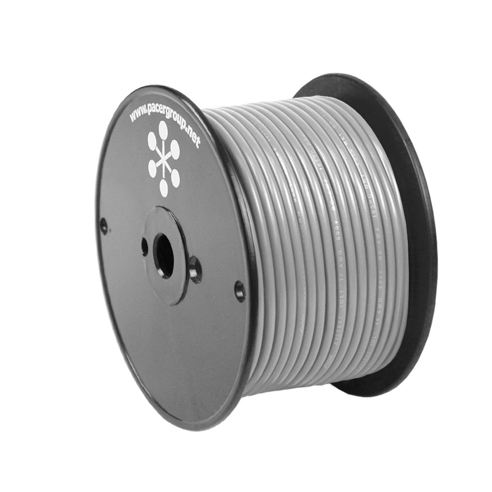 Pacer WUL10GY-100 Pacer Grey 10 AWG Primary Wire - 100'