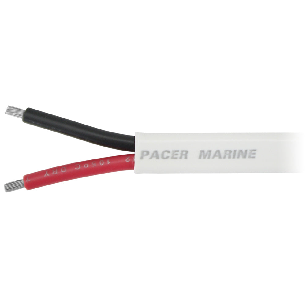 Pacer W10/2DC-FT Pacer 10/2 AWG Duplex Cable - Flat Cable - Red/Black - Sold By The Foot
