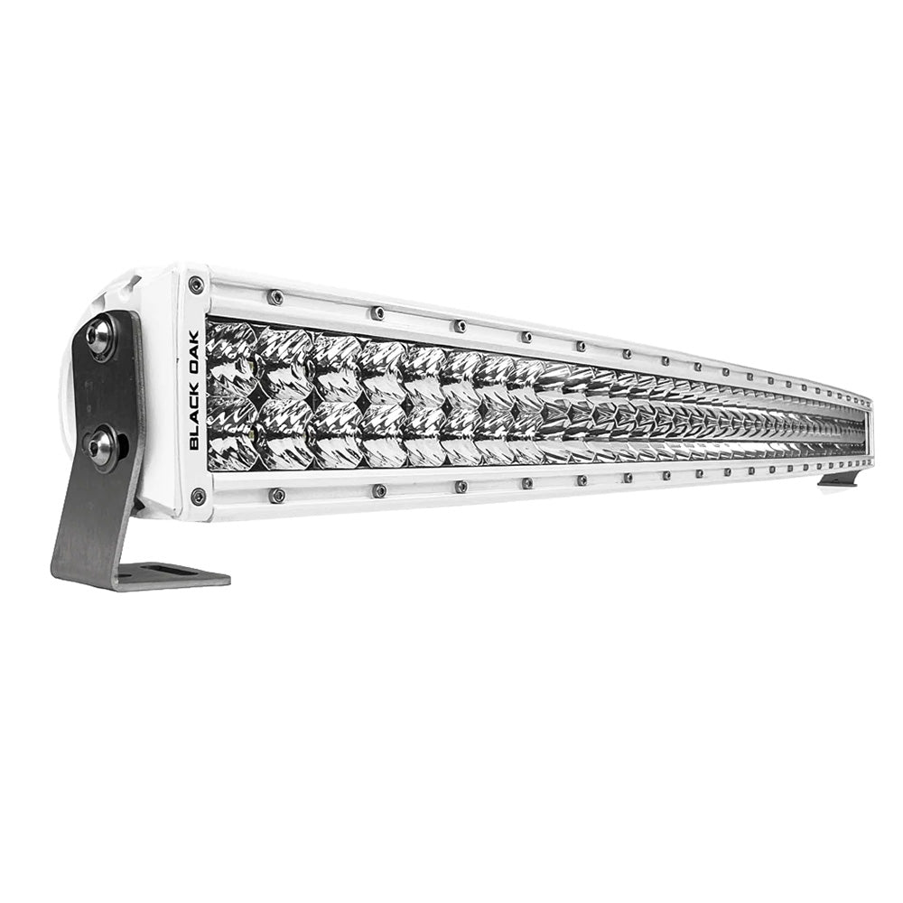 Black Oak 40CCM-D5OS Black Oak Pro Series 3.0 Curved Double Row 40" LED Light Bar - Combo Optics - White Housing