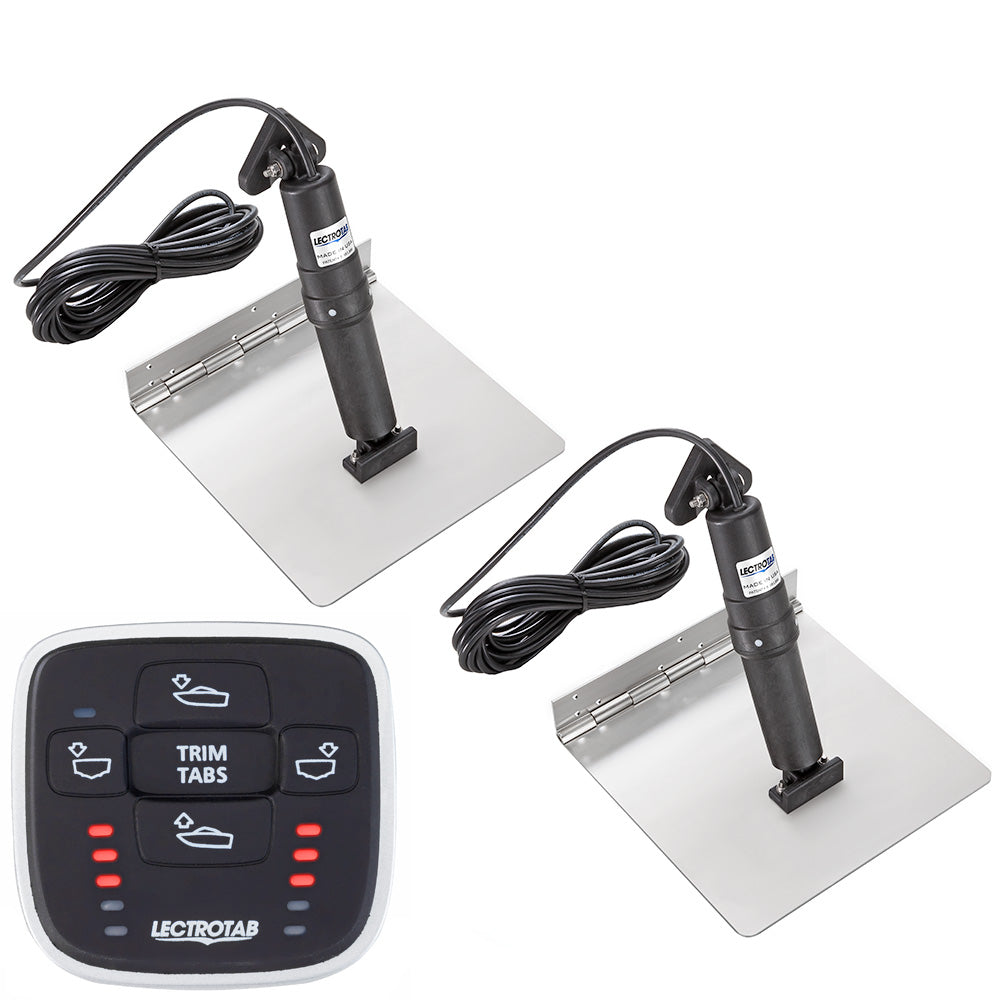 Lectrotab XKASML12X24 Lectrotab XKA Stainless Steel Trim Tab Kit w/MLC-1 Control - 12 x 24