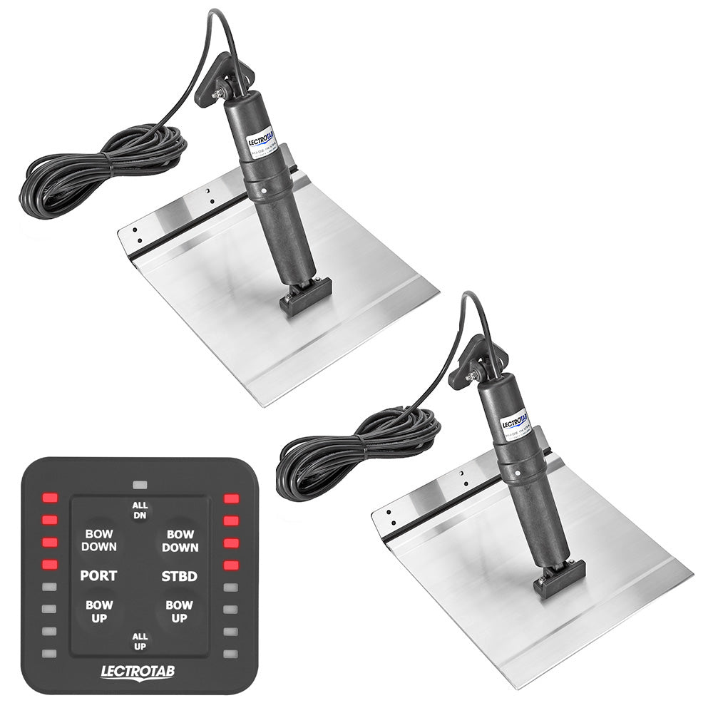 Lectrotab XKASL9X24A Lectrotab XKA Aluminum Alloy Trim Tab Kit w/One-Touch Control - 9 x 24