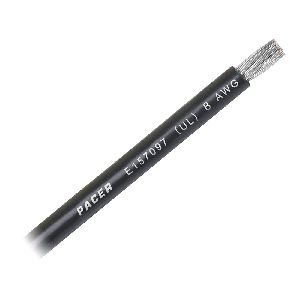 Pacer WUL8BK-FT Pacer Black 8 AWG Battery Cable - Sold By The Foot