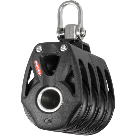 Ronstan RF48400 Ronstan Series 40 Orbit BB Quad Block w/Swivel Shackle