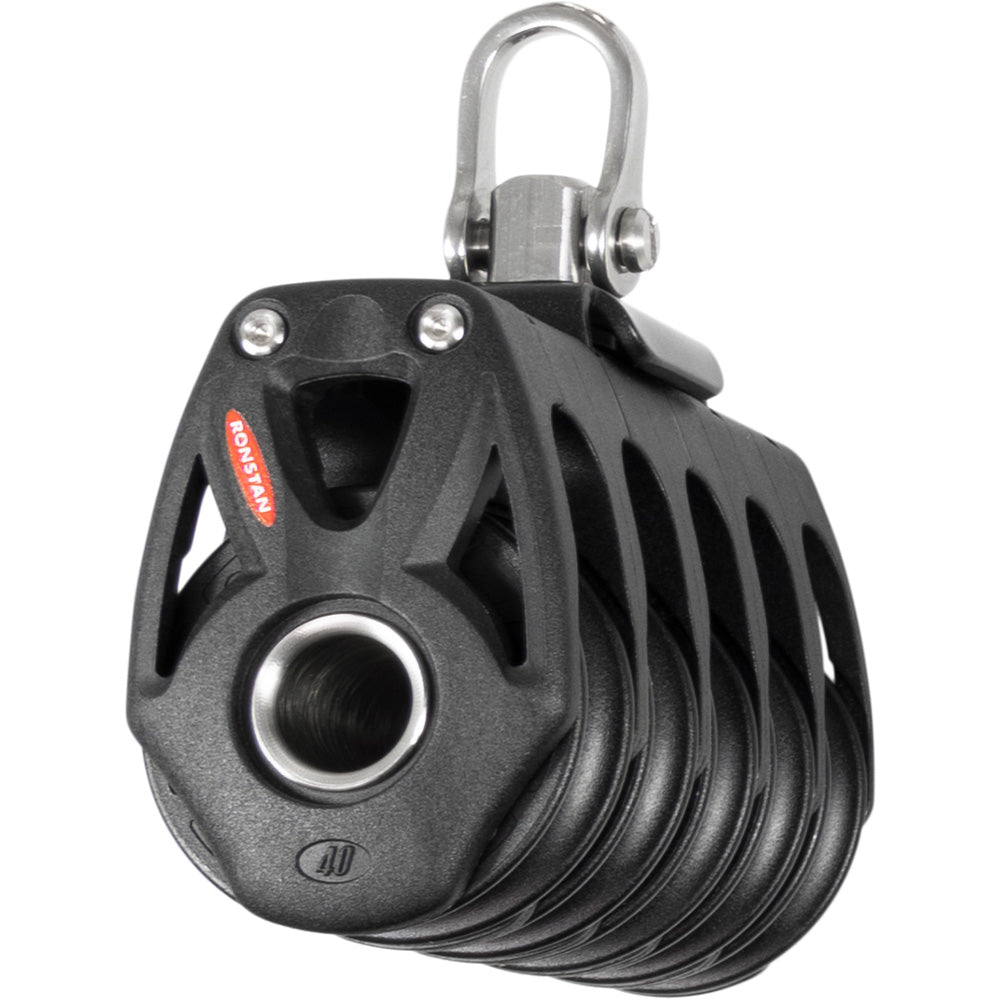 Ronstan RF48500 Ronstan Series 40 Orbit BB Quin Block w/Swivel Shackle
