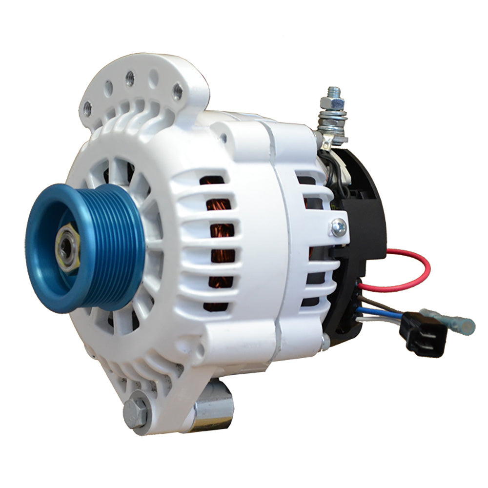 Balmar 621-100-J10 Balmar Alternator 100 AMP 12V 1-2" Single Foot Spindle Mount J10 Pulley w/Isolated Ground