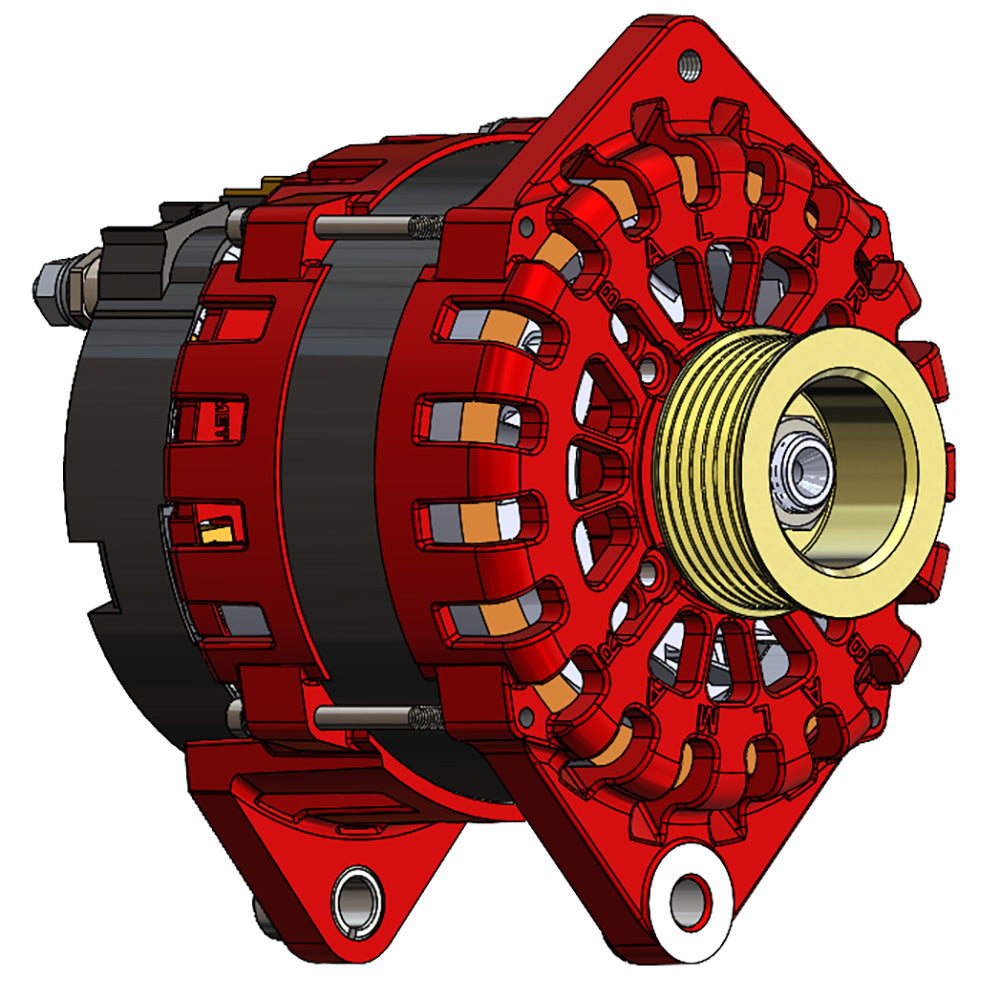 Balmar XT-CR-250-K6 Balmar Alternator 250 AMP 12V 3.15" Dual Foot Saddle K6 Pulley