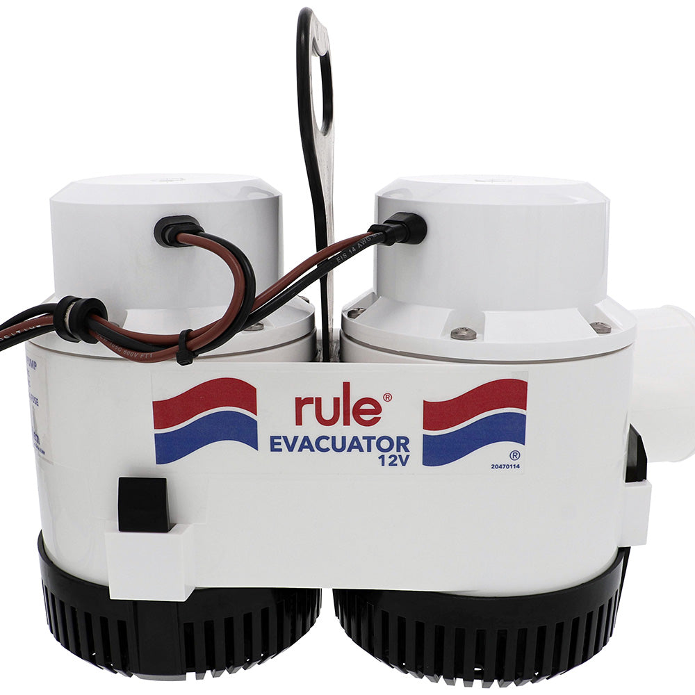 Rule 7700D Rule 7700D GPH Evacuator High Volume Utility Pump - 12V