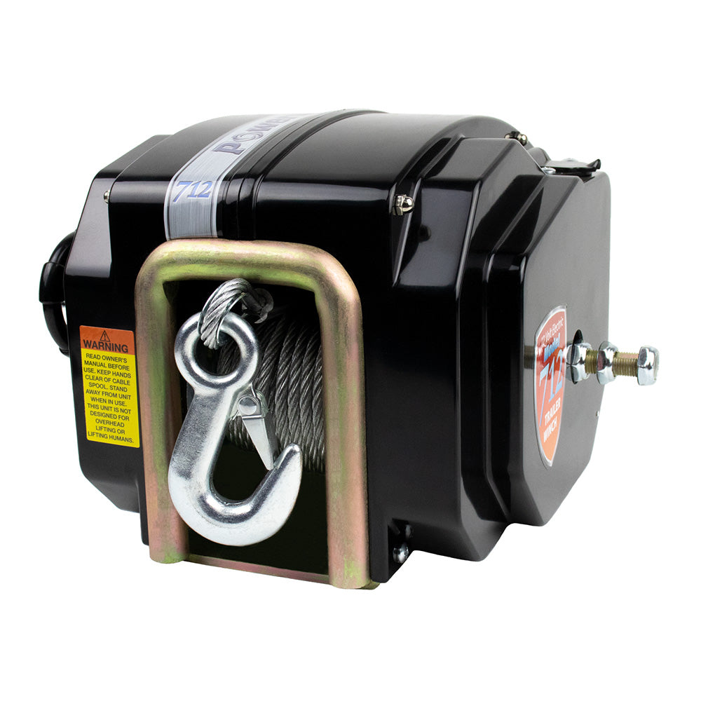 Powerwinch P77712-S Powerwinch 712A Trailer Winch w/20' Strap