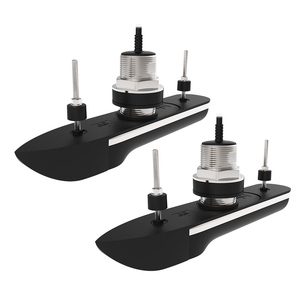 Raymarine T70544 Raymarine RVM-420 Stainless Steel Thru-Hull Pair, 20 Degree Deadrise &amp; 10M Cable