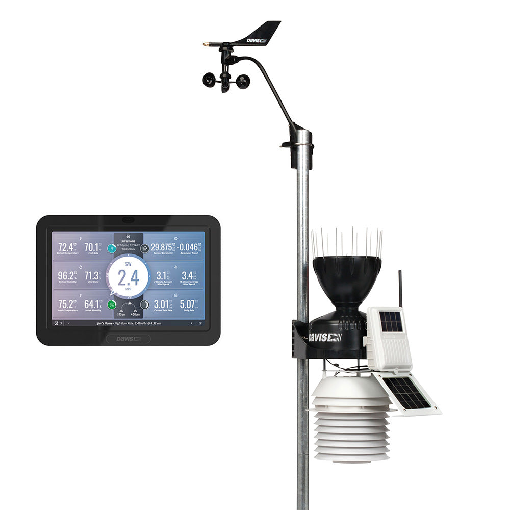 Davis Instruments Davis Vantage Pro2 Wireless Weather Station w/WeatherLink Console & 24hr Fan Aspirated Radiation Shiel