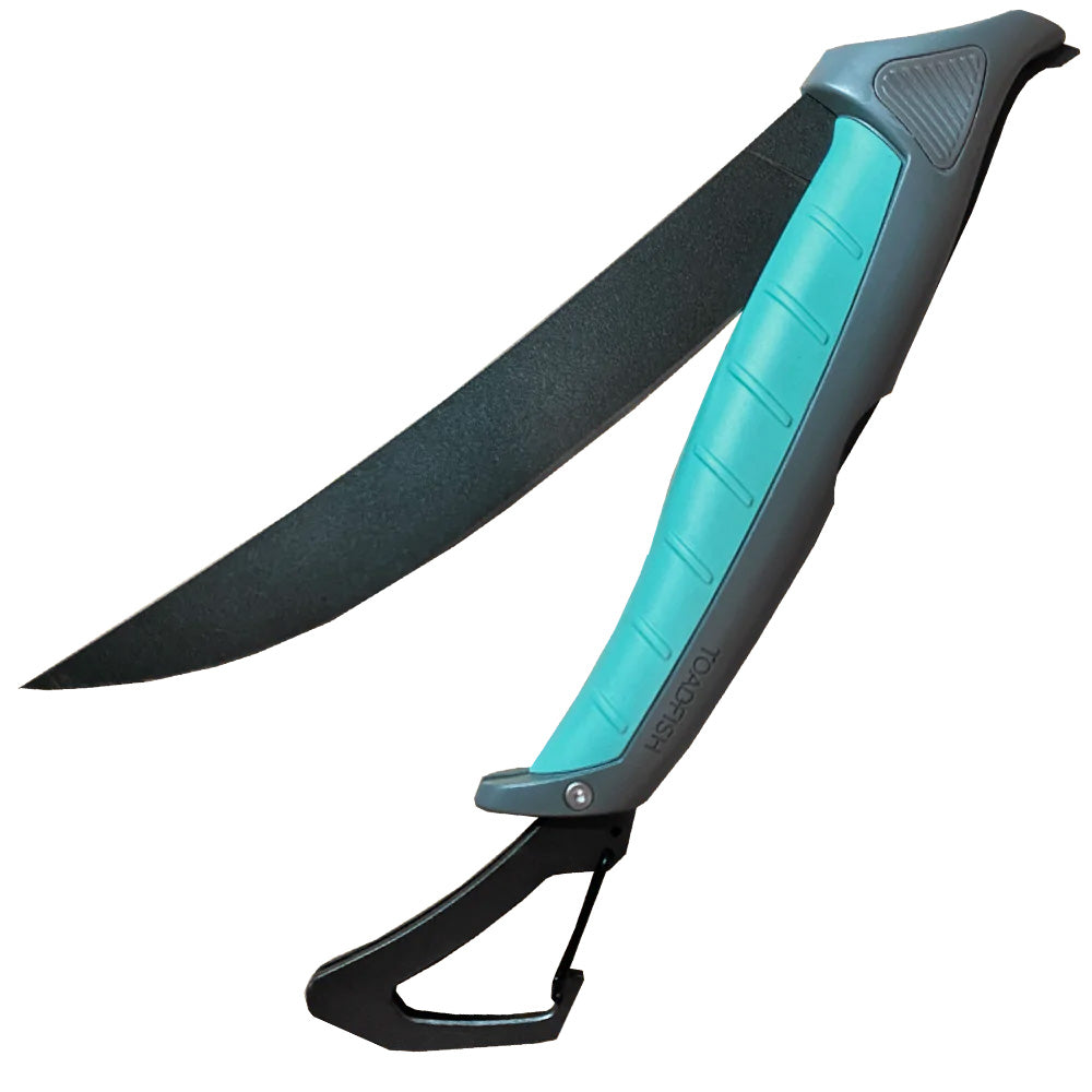 Toadfish 1082 Toadfish Stowaway Folding Fillet Knife w/Built-In Carabiner - 8.5"