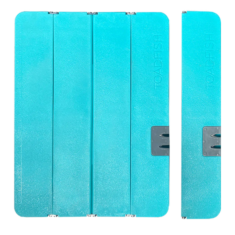 Toadfish 1086 Toadfish XL Stowaway Folding Cutting Board w/Built-In Knife Sharpener - Teal