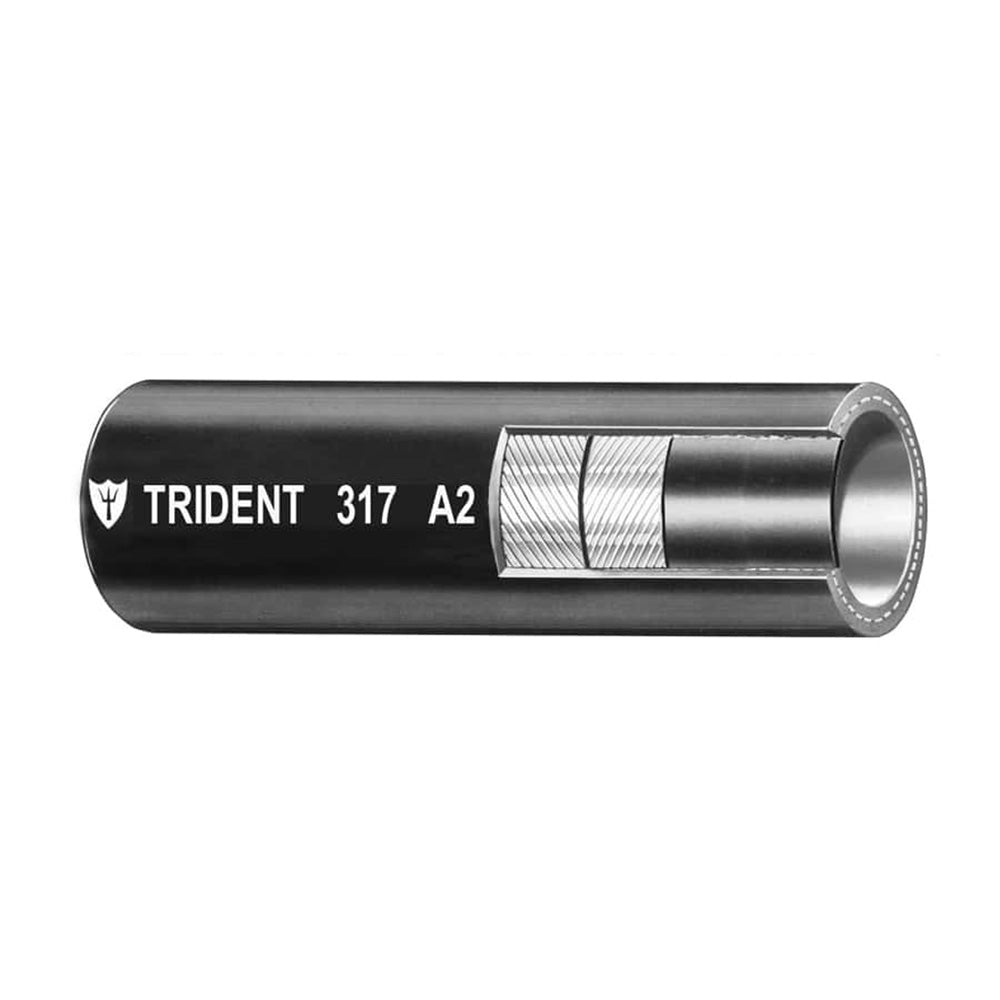 Trident Marine 317-0586 Trident Marine 5/8" x 50' Boxed Type A2 Fuel &amp; Vent Line Hose - Black