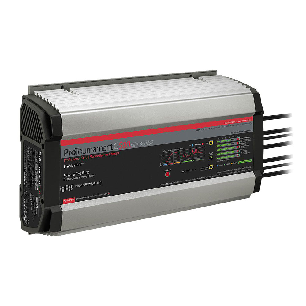 ProMariner 55505 ProMariner ProTournamentelite 500 Battery Charger - 5 Bank - Global/CZone