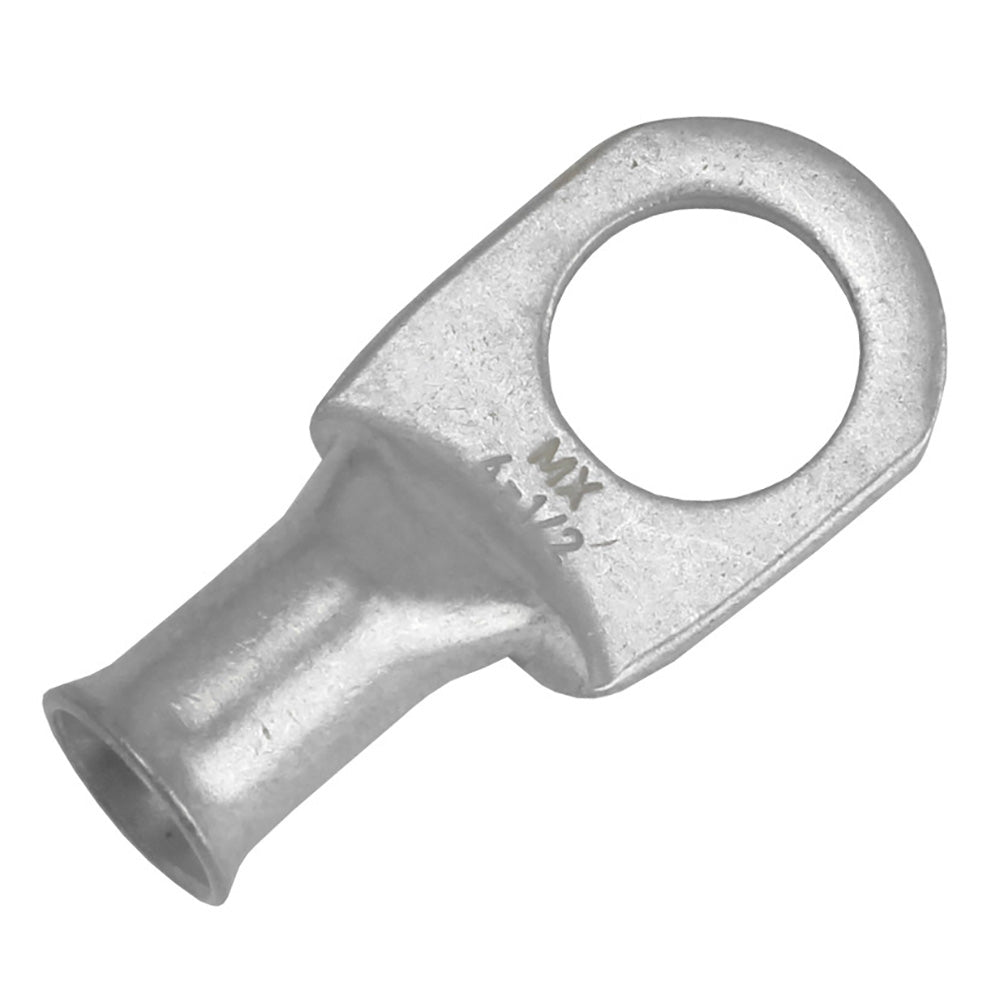 Pacer TAE4-12R-10 Pacer Tinned Lug 4 AWG - 1/2" Stud Size - 10 Pack
