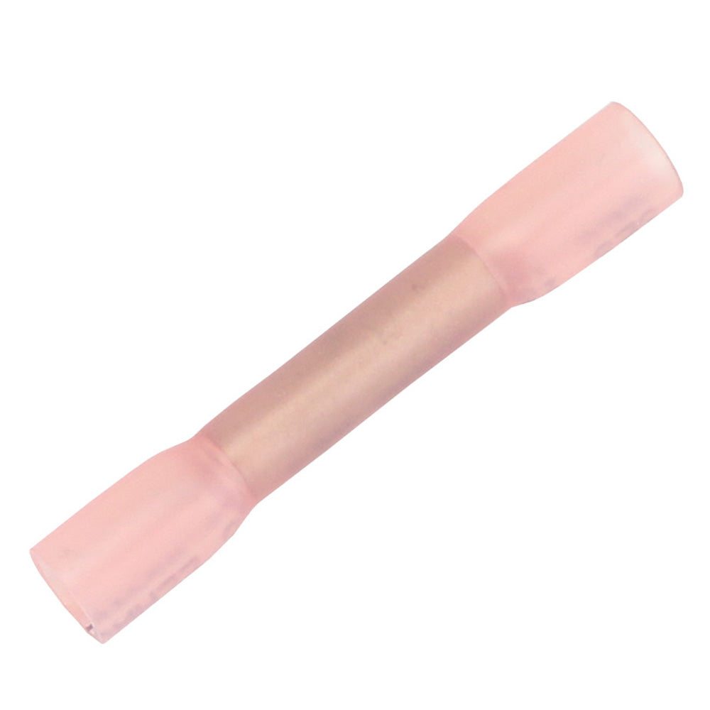 Pacer TBSE18-25 Pacer 22-18 AWG Heat Shrink Butt Connector - 25 Pack