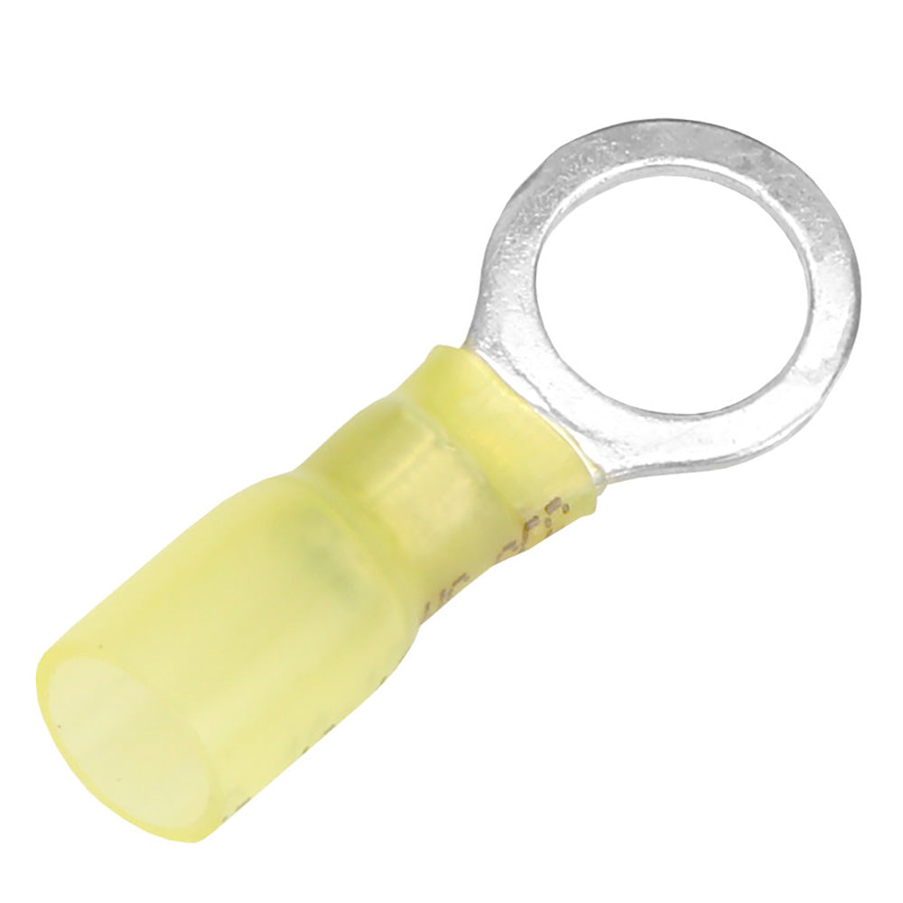 Pacer TE10-38R-3 Pacer 12-10 AWG Heat Shrink Ring Terminal - 3/8" Stud Size - 3 Pack
