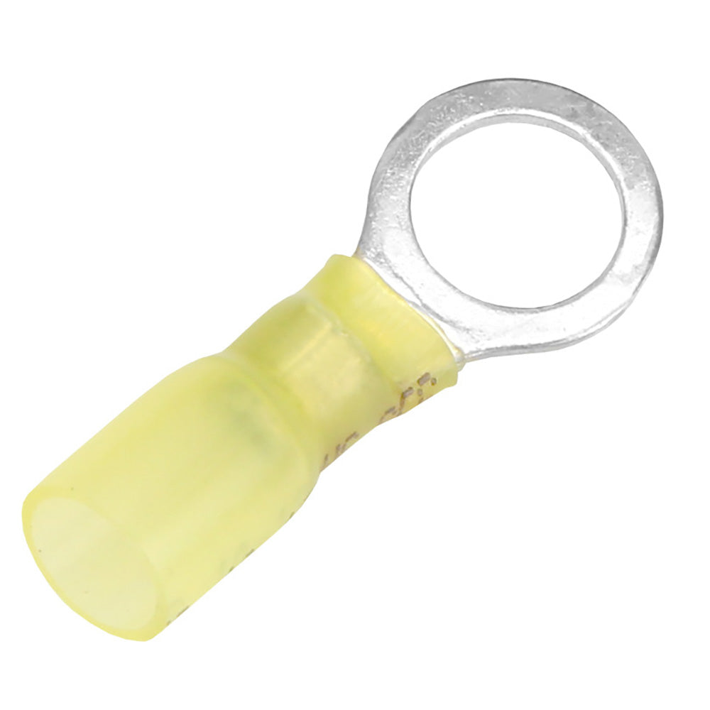 Pacer TE10-38R-25 Pacer 12-10 AWG Heat Shrink Ring Terminal - 3/8" Stud Size - 25 Pack