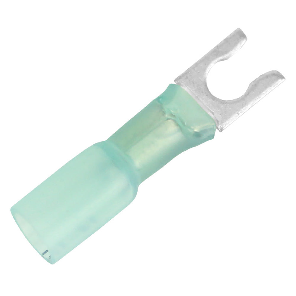 Pacer TE14-8SLF-100 Pacer 16-14 AWG Heat Shrink Spade Terminal - #8 Stud Size - 100 Pack