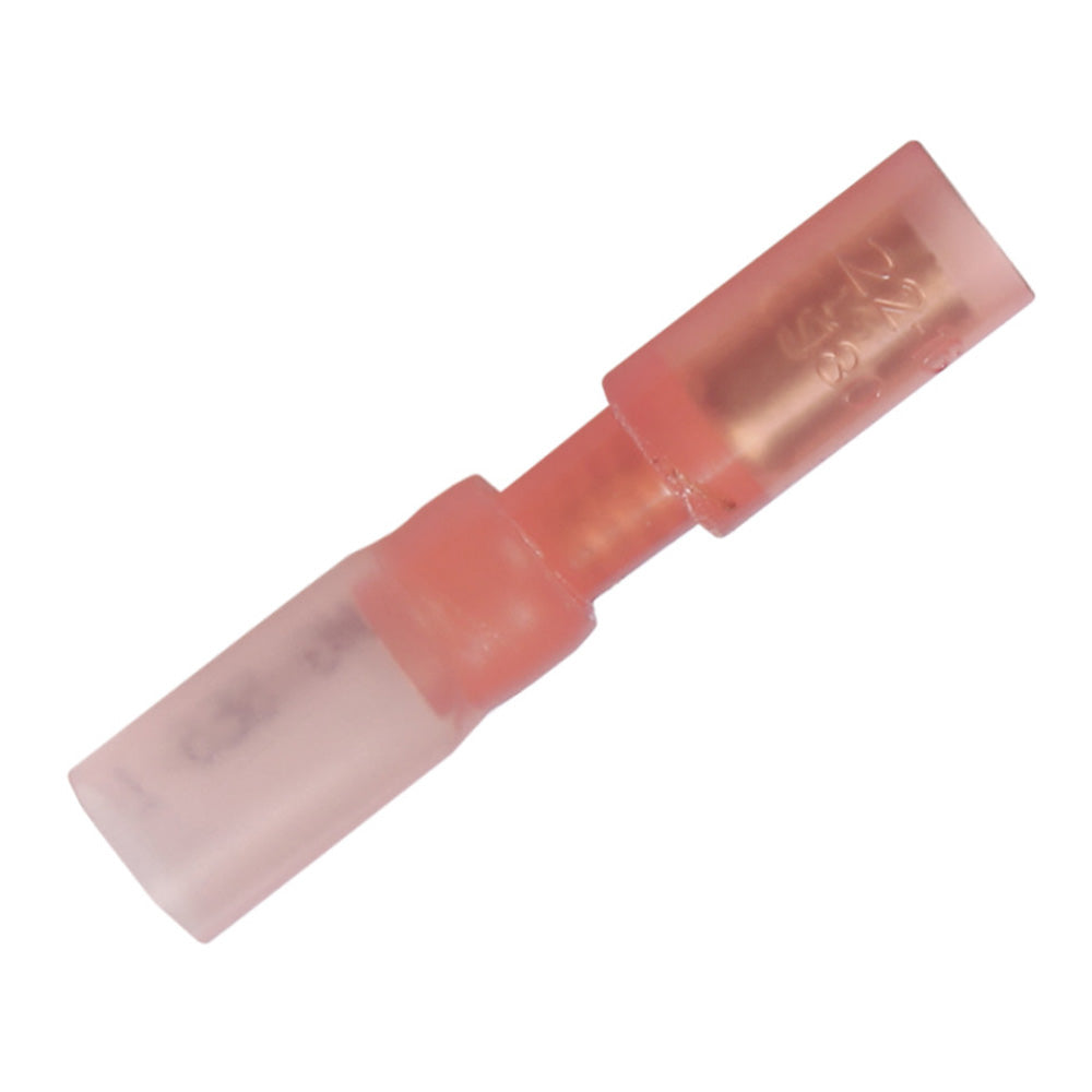 Pacer TBRE18-156-100 Pacer 22-18 AWG Heat Shrink Female Bullet Terminal - 100 Pack